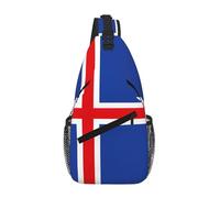 RRSZCC Mini sac à bandoulière imperméable pour homme et femme Motif drapeau de l'Islande
