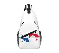 RRSZCC Petit sac à bandoulière étanche avec carte du drapeau du Panama pour homme et femme