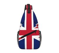 RRSZCC Petit sac à bandoulière étanche avec drapeau du Royaume-Uni pour homme et femme