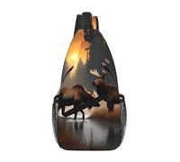 RRSZCC Petit sac à bandoulière étanche en forme d'ours de cerf pour homme et femme - Mini sac à bandoulière étanche pour la randonnée