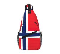 RRSZCC Petit sac à bandoulière imperméable avec drapeau norvégien pour homme et femme