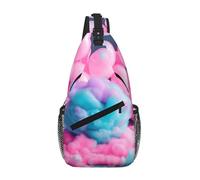 RRSZCC Petit sac à bandoulière imperméable en coton rose pour homme et femme