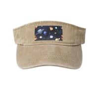 RRSZCC Planets Stars and Galactic System Casquette de protection solaire respirante pour femme pour golf, tennis, course à pied, usage quotidien, naturel, Taille unique