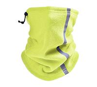 RrT373 Écharpe chaude en polaire pour l'hiver Motif chien Rouge Change Coupe-vent Chaud Masque de nuit Ski froid Rayures Cordon de serrage Demi Face Tour de cou, Vert menthe., taille unique