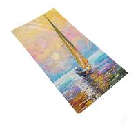 RRTYVFD Ensemble de Serviettes de Bain Following The Wind, Douces et Ultra-absorbantes, pour Spa, Salle de Sport, hôtel et Salle de Bain Quotidienne, 35 x 73 cm