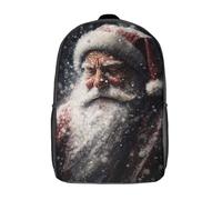 RRTYVFD Firelit Dingo Sac à dos pour enfant, 17 pouces, sac à dos d'école, sac à dos de loisirs, sac à dos de voyage, pour garçons et filles, grande capacité, Santa Claus, 17"