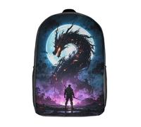 RRTYVFD Sac à dos enfant « Maître de l'Univers », grand format, idéal pour les écoliers, les garçons, les filles et les adolescents (17 pouces).