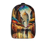 RRTYVFD Sac à dos enfant, sac d'école, cartable, sac de voyage, sac à livres, sac à dos imprimé en 3D Grand Bazar d'Istanbul pour enfants, garçons et filles, 43 cm (17 pouces)