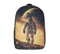 RRTYVFD Sac à dos enfant Space Walk, sac à dos anime, grand sac à dos enfant, imprimé en 3D, cartable, sac d'école pour garçons et filles, 43 cm (17 pouces)