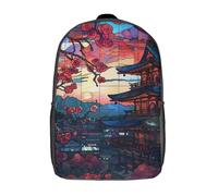 RRTYVFD Sac à dos pour enfants imprimé en 3D, motif chevalier noir et épée dorée, grande capacité, idéal pour les voyages et l'école (43 cm).