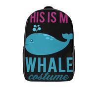 RRTYVFD Sac à dos pour garçons et filles Impression 3D Art of Shapes 12 Bookbag Elementary School Kids Casual Travel Bag Laptop Daypack, This is My Costume for Wha, 17"