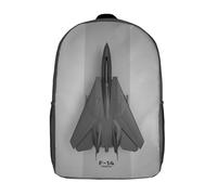 RRTYVFD Sac à dos scolaire enfant Grumman F14 Tomcat, sac à dos tendance et décontracté pour les voyages, imprimé en 3D, amusant et original, 43 cm (17 pouces).