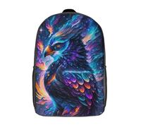 RRTYVFD Sac à dos scolaire Space Bird pour filles, imperméable, léger, 43 cm (17 pouces), idéal pour une journée décontractée.