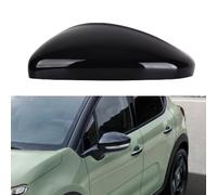 RRUFD Coque De Rétroviseur pour Citroen C3 2016-2023, Matériau ABS Résistant Auto Couvercle De Protection De Rétroviseur Garniture,B Right-Black