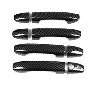 RRUFD Couverture de poignée de Porte de Voiture Couvercle de poignée de Porte décoratif pour Benz Vito W447 2015-2023, Contre Les Rayures,A Carbon Fiber-B Single Hole Single Intelligence