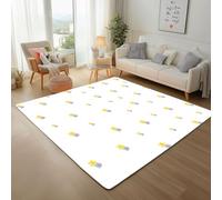 RRUxiia Carpet Petit Antidérapant Lavable en Machine Pentagramme Dessin Animé Paillasson 60x90 cm Poil Ras Imprimés Colorés Mignons Tapis Rectangle pour Salle de Lavage, Chambre à Coucher, Entree