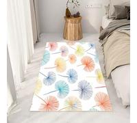 RRUxiia Tapis Antidérapant Pissenlit Coloré Tapis Salon 100x160cm Imprimés Végétaux Dessins Animés Rug Lavable, Antidérapant, Doux, pour Chambre d'enfant, Salle à Manger, Salon