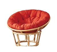 RRXEOUU Coussin de Chaise Papasan Rond et imperméable, pour balancelle Suspendue, intérieur ou extérieur, Cour, Jardin, Coussin d'assise épais et Doux, sans Chaise