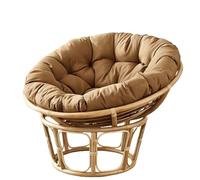 RRXEOUU Coussin de Chaise Papasan Rond et imperméable, pour balancelle Suspendue, intérieur ou extérieur, Cour, Jardin, Coussin d'assise épais et Doux, sans Chaise