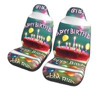 rrxnbcgg Lot de 2 belles housses de siège de voiture respirantes et lavables - Antidérapantes - Imperméables - Pour voitures, camions, SUV