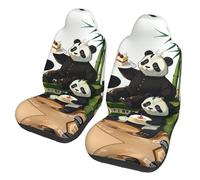 rrxnbcgg Pandas of Father and Son Lot de 2 housses de siège de voiture respirantes et lavables - Antidérapantes - Imperméables - Pour voitures, camions, SUV