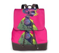 rrxnbcgg Poltergeist Ghost Sac à dos pour femme imperméable antivol léger PU mode voyage polyvalent convertible sac à main sac à main sac à dos