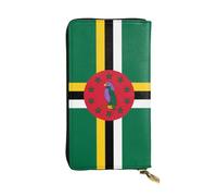 rrxnbcgg Portefeuille pour femme avec motif drapeau du Sénat de Brême - Grande capacité - Fermeture éclair, Drapeau du Commonwealth de la Dominique, One Size