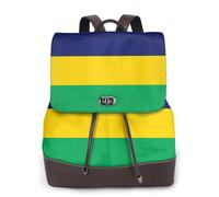 rrxnbcgg Sac à dos pour femme avec drapeau de l'île Maurice - Imperméable - Antivol - Léger - En polyuréthane - Tendance - Multifonction - Convertible - Sac à main - Sac à main