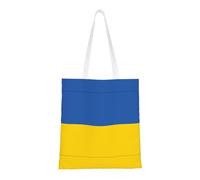 rrxnbcgg Sac fourre-tout en toile avec drapeau de l'Ukraine, peut être porté à la main ou sur l'épaule, pour les voyages, le travail, la salle de sport