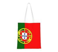 rrxnbcgg Sac fourre-tout en toile avec drapeau portugais, peut être porté à la main ou sur l'épaule, pour les voyages, le travail, la salle de sport