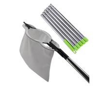 RRYPBOVG Cueille Fruit Telescopique Cueilleur de Fruits à Lame, Outils cueillette Haute Altitude, Tige télescopique, Outil Jardin(2.4M 6 Sections)