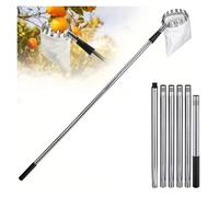 RRYPBOVG Cueille Fruit Telescopique Machine de cueillette Fruits, Tige d'épissure en Acier Inoxydable, cueilleur, Outil Jardinage for verger Ferme(2.4m)