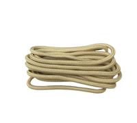 RRYPBOVG Lacets De Chaussures De Randonnée 4 paires de lacets de bottes ronds en Polyester, lacets classiques solides for bottes, baskets, 70 90 120 150CM(Beige,90cm)