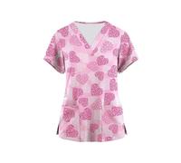 RRYPBOVG Uniforme D'infirmière Vêtements de Lavage des Mains à Manches Courtes for Bloc opératoire, Hauts for Femmes, Salopettes, Blouses d'infirmière et de Chirurgien, Salopettes(Color40,XL)