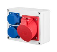 RS-3 DISTRIBUTEUR DE CHANTIER 2X 230V 1X 16/5 IP44 GRIS 6203-00
