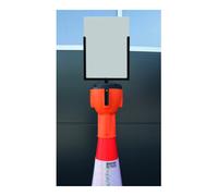 RS-GUIDESYSTEMS RS-GUIDESYSTEMS Panneau A4 format portrait noir, avec plexiglas pour ALCT-O Quantité:1