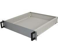 RS PRO 19" - Plateau 6U Gris - 436 mm x 466 mm x 256 mm