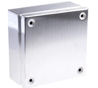 RS PRO Boîte à bornes en acier inoxydable IP66 200 x 200 x 80 mm