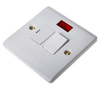 RS PRO Boîte de dérivation sécurisée avec interrupteur 25 mm 13 A BS 1363