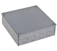 RS PRO Boîte d'installation en acier galvanisé 150 mm x 150 mm x 50 mm