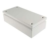 RS PRO Boîte d'installation en acier RAL 7032 IP66, 300 x 150 x 80 mm