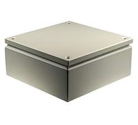 RS PRO Boîte d'installation en acier RAL 7032 IP66, 300 x 300 x 120 mm