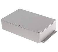 RS PRO Boîtier en aluminium gris - Dimensions extérieures 252 x 146,1 x 55,5 mm - IP66