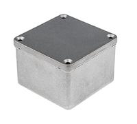 RS PRO Boîtier en aluminium gris, dimensions extérieures 87 x 87 x 61 mm IP65