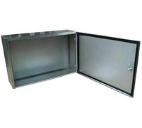 RS PRO Boîtier mural en acier inoxydable IP66, H x l x P 360 mm x 180 mm x 150 mm