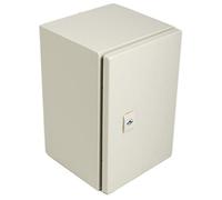 RS PRO Boîtier mural en acier RAL 7032 IP66, 300 x 200 x 200 mm