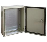 RS PRO Boîtier mural en acier RAL 7032 IP66, 400 x 600 x 210 mm