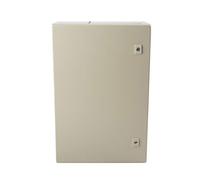 RS PRO Boîtier mural en acier RAL 7032 IP66, H x l x P 600 x 400 x 210 mm