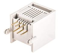 RS PRO Connecteur RJ11 femelle 6P6C PCB coudé