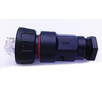 RS PRO Connecteur RJ45 1 port blindé, montage par câble